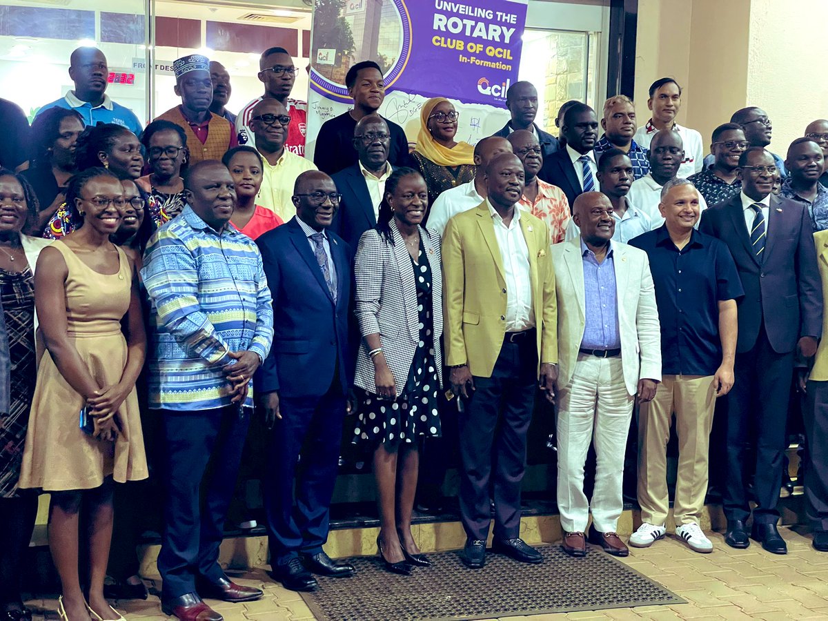 Last evening, our Charter President-Designate <a href="/Snduhukire/">Sheilla Nduhukire 🇺🇬</a> represented us at the unveiling of the Rotary Club of QCIL in Formation 

We are excited to see more corporate organizations joining Rotary.
Together we can Unite for Good, One Act At a Time <a href="/Emmanuel_Rotary/">Emmanuel Katongole</a> <a href="/rotaryd9214/">RotaryDistrict9214</a>