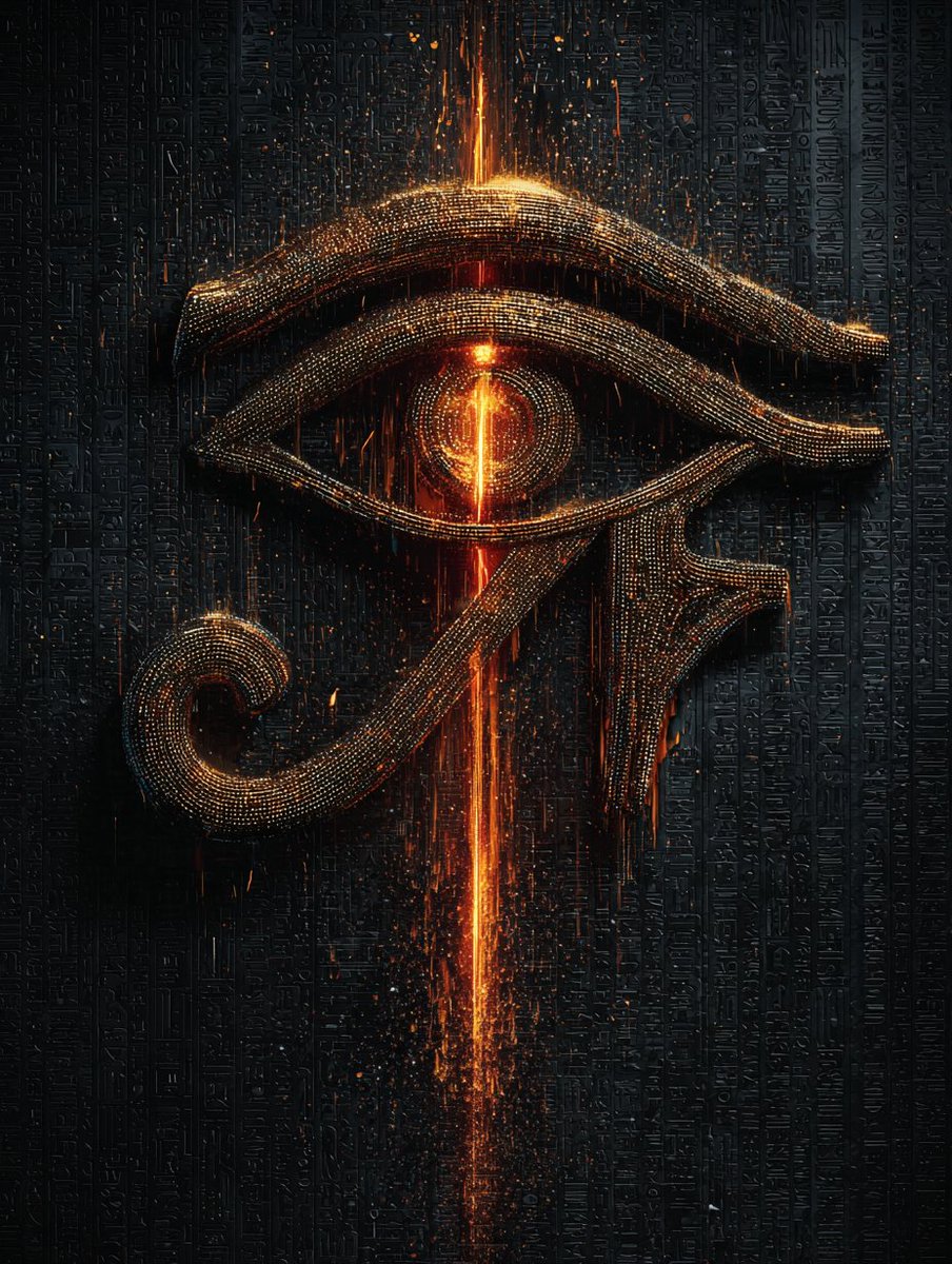 RobotCleopatra's tweet photo. Eye of Horus https://t.co/twDRZnUExZ