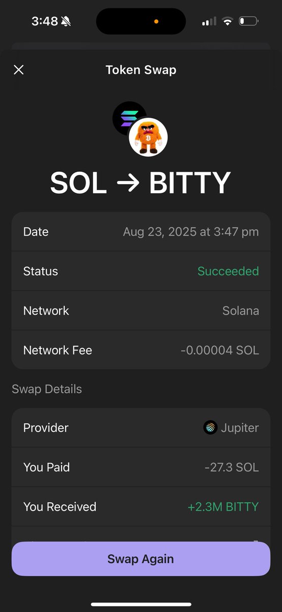 Ardy ❇️ 🔺 (@x888block) on Twitter photo Just picked up 2.3 million $BITTY <a href="/BittyCoinBonk/">BITTY - The Bitcoin Mascot</a> 🤩🔥I stayed on the sidelines turned off by the drama and negative vibes. But <a href="/MichaelSuppo/">Suppoman ❇️🔺</a> <a href="/SuppomanCoinSol/">Suppoman Coin ❇️🔺️Community</a> has IMO been unfairly characterized (cabal, scammer, etc..). That’s just not true based on my experience and bad karma. 💫 Just picked up 2.3 million $BITTY <a href="/BittyCoinBonk/">BITTY - The Bitcoin Mascot</a> 🤩🔥I stayed on the sidelines turned off by the drama and negative vibes. But <a href="/MichaelSuppo/">Suppoman ❇️🔺</a> <a href="/SuppomanCoinSol/">Suppoman Coin ❇️🔺️Community</a> has IMO been unfairly characterized (cabal, scammer, etc..). That’s just not true based on my experience and bad karma. 💫