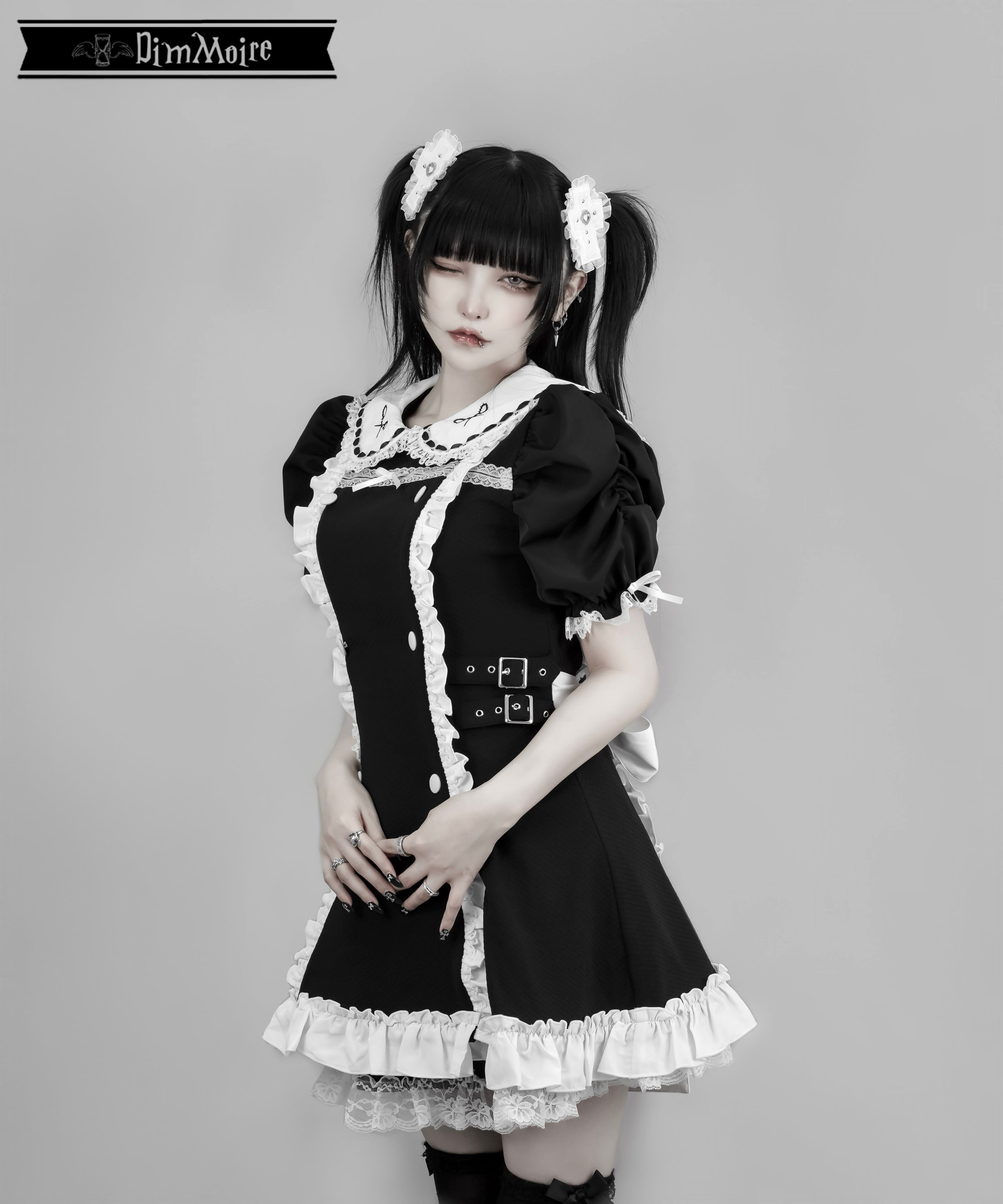 DimMoire【ディムモアール】冥界少女のセーラーSETUP/Black ゴスロリ