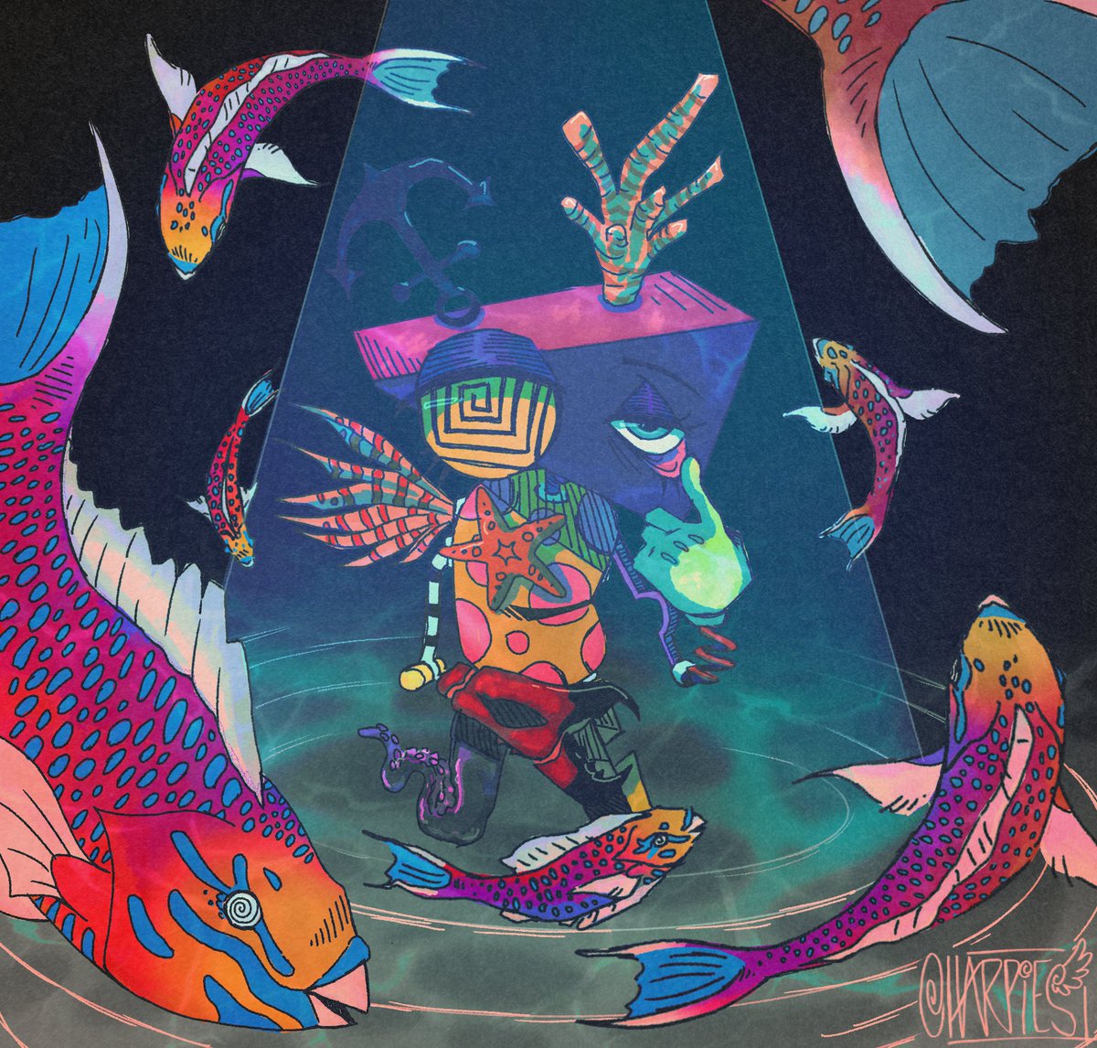 0Harpies's tweet image. Something fishy is going on here... #tadc #zooble
