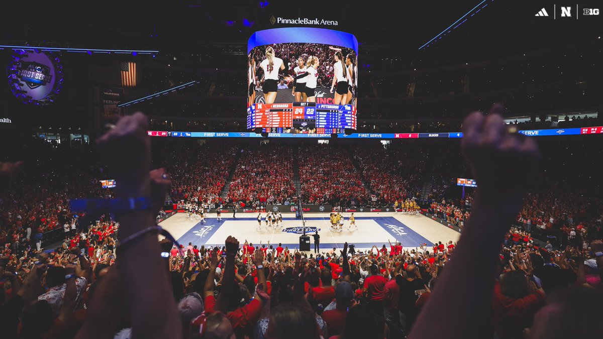 WHAT a welcome back. ♥️ 

Thank you Husker Nation for kicking us off right! #GBR