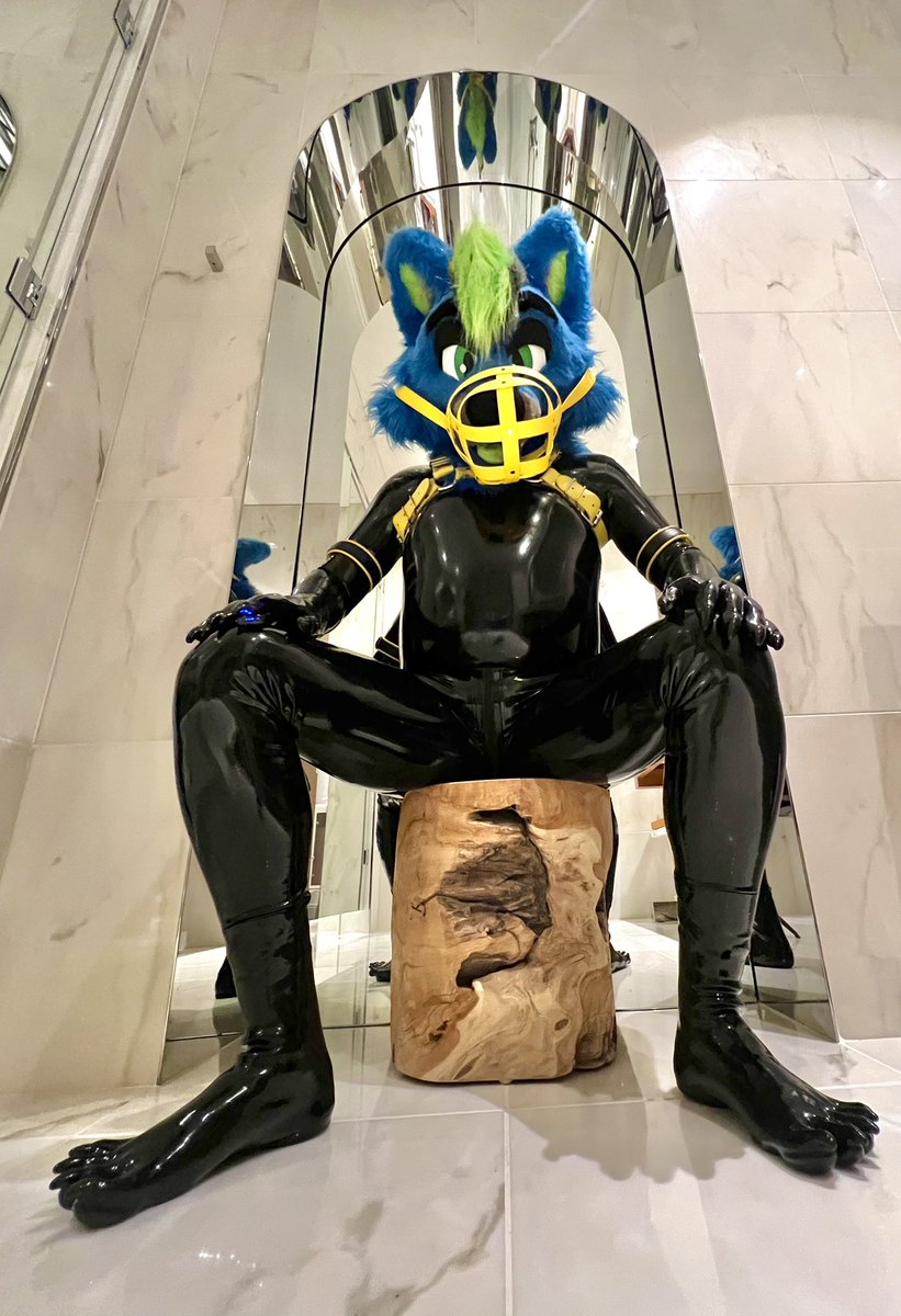 Looking down at you, my next snack~ Bold of you to think I’d let you leave here willingly - you’re in for a long night~ 😈