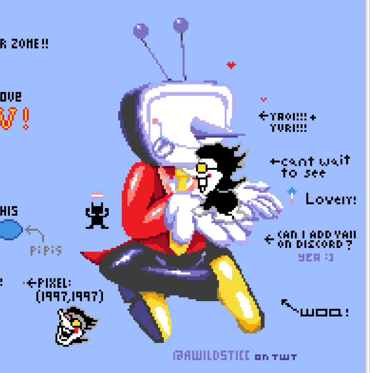 tapppycat's tweet photo. @aWILDsticc just finished em!!! theyre right by 1997, 1997 if you wanna visit heheh https://t.co/387RukUvLV