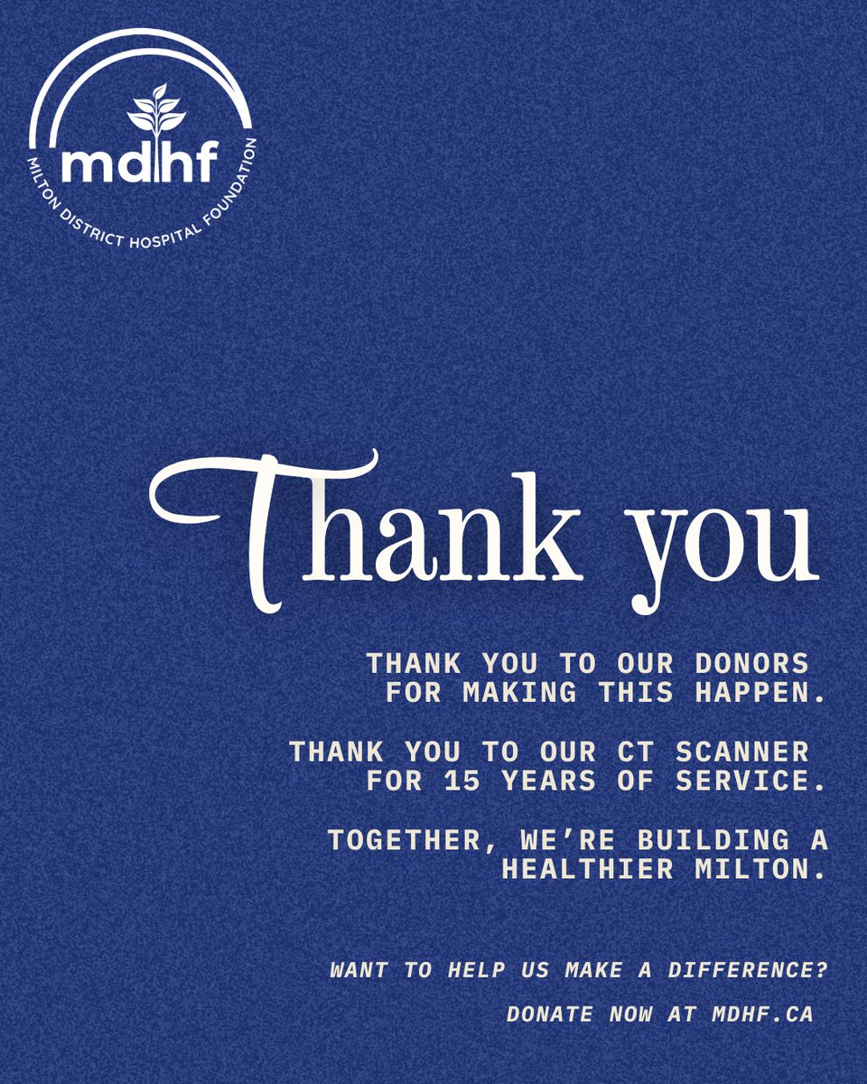 CT scanner pt. 2 #MiltonON #HospitalFoundation #GivingBack