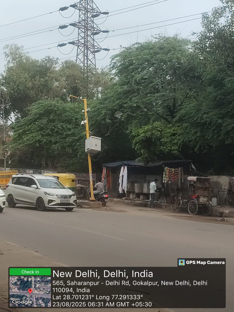 Girdhar Singh Bisht (@bisht_girdhar) on Twitter photo 🚨 <a href="/DelhiPolice/">Delhi Police</a> <a href="/CPDelhi/">CP Delhi #DilKiPolice</a> <a href="/DCPNEastDelhi/">DCP North East Delhi</a> <a href="/dtptraffic/">Delhi Traffic Police</a>
Safe City Project के अंतर्गत लगाया गया CCTV कैमरा पोल झुक (टेढ़ा) गया है।
यह न केवल सुरक्षा के लिए खतरा है बल्कि हादसे का कारण भी बन सकता है।
कृपया शीघ्र आवश्यक कार्यवाही करें।
Location :- Near Gol-Chakkar, Wazirabad Road 🚨 <a href="/DelhiPolice/">Delhi Police</a> <a href="/CPDelhi/">CP Delhi #DilKiPolice</a> <a href="/DCPNEastDelhi/">DCP North East Delhi</a> <a href="/dtptraffic/">Delhi Traffic Police</a>
Safe City Project के अंतर्गत लगाया गया CCTV कैमरा पोल झुक (टेढ़ा) गया है।
यह न केवल सुरक्षा के लिए खतरा है बल्कि हादसे का कारण भी बन सकता है।
कृपया शीघ्र आवश्यक कार्यवाही करें।
Location :- Near Gol-Chakkar, Wazirabad Road