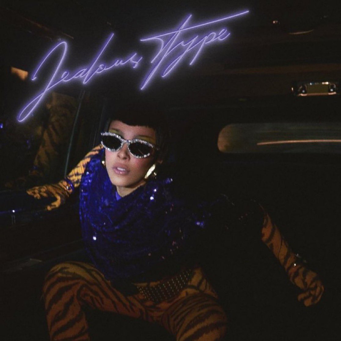 allthingsdoja's tweet photo. ‘Jealous Type’ becomes Doja Cat’s second highest peaking song on iTunes US.

It surpasses ‘Attention’. https://t.co/3iMvmQdBf2