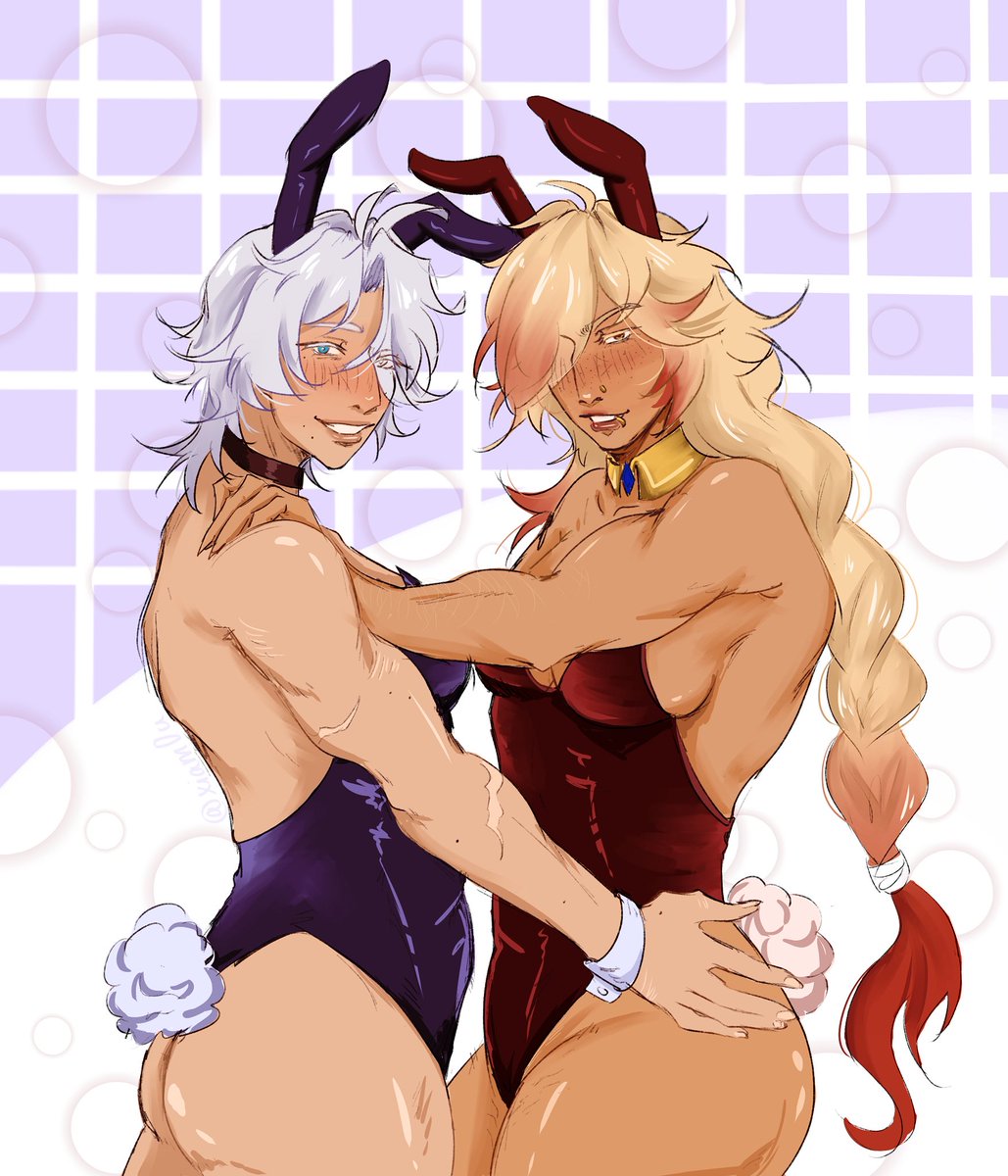 plz don’t throw tomatoes at me im late for #bunnyday .. 
#phaidei OR #myphai #yuri