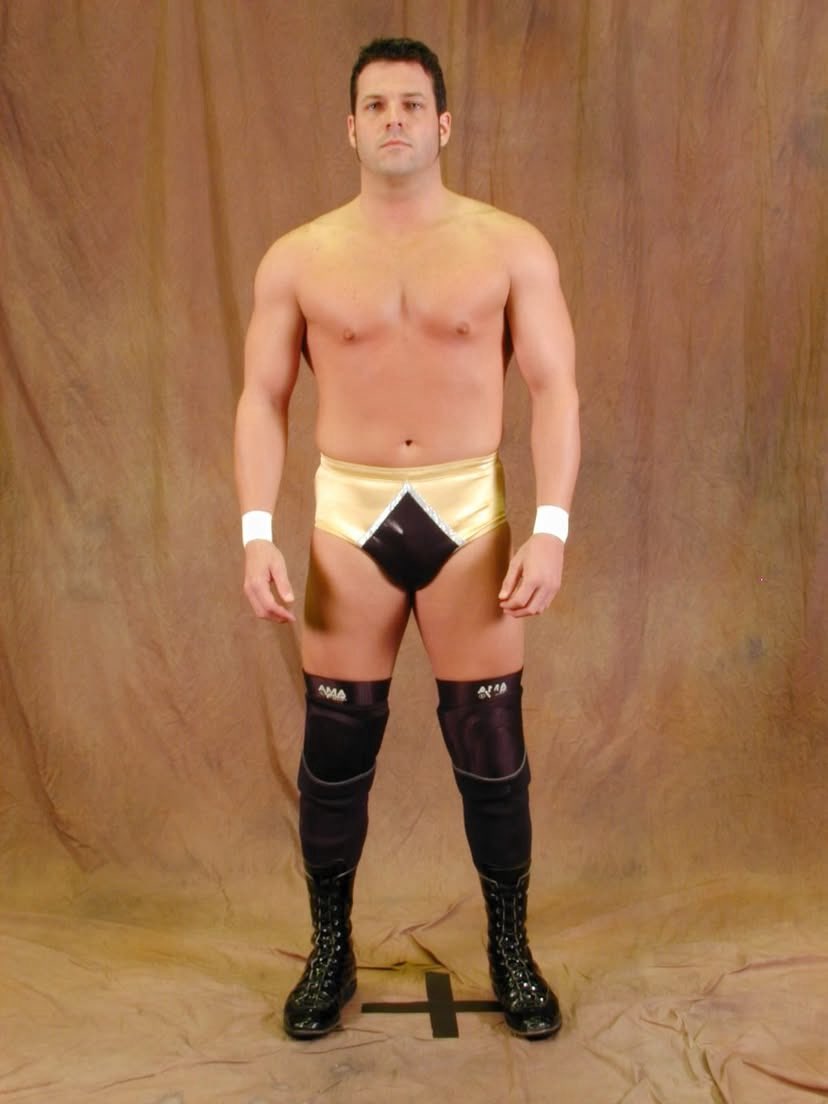 Acclaim ECW game photo shoot circa 1999/2000. Lean and mean. No baby oil. I might have been 6’1”/220 lbs. I was definitely 6’1”. 220? Debatable. Smile dude, you gotta good gig.