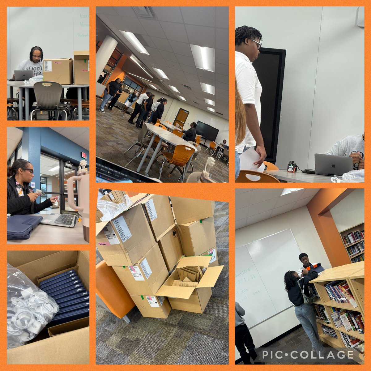 BNParks08's tweet image. 📱 3 days. Hundreds of iPads. One future-ready Tiger 🐅 learning community! 📱Our 9–12 grade students are officially equipped and ready to create, innovate and learn! #iPadLearning #Appledistrict #FutureReady #leadlearnroar #teamtech #teaminnovate🖤🧡🐅 @akperera @drcasscarr