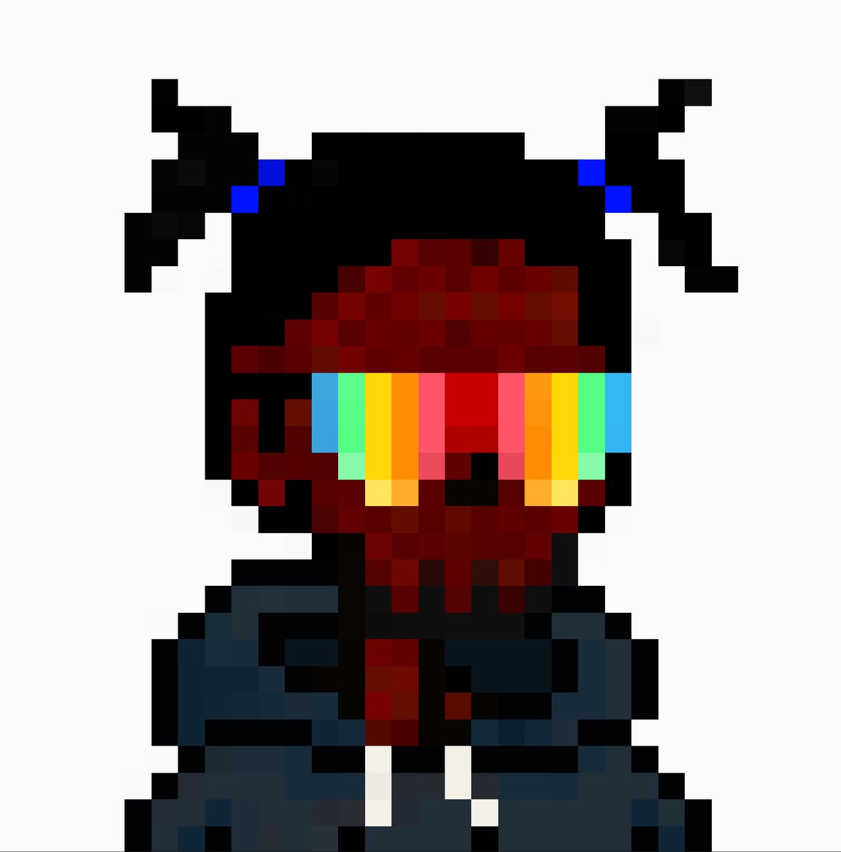 Pick 1.

Hoodie up: have it's flaws. i have to adjust EACH And every trait with it.
Hoodie down: No issue at all. 

Spent my day drawing this hoodie up trait to find it doesn't go with any of the head traits. 😵‍💫