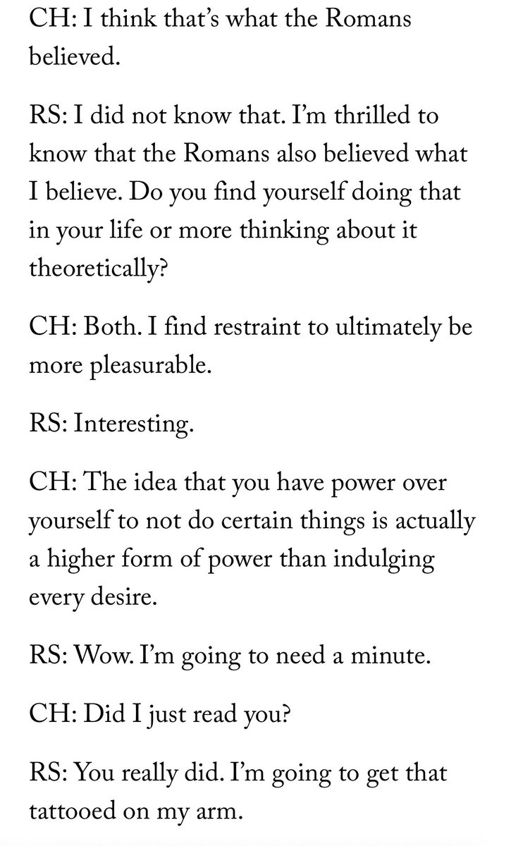 becca (@tamingofdeschuh) on Twitter photo just remembered this exchange with <a href="/ChelseaHodson/">Chelsea Hodson</a> from when we talked about her book for <a href="/_triangle_house/">Triangle 🏠 House</a>, realized that I’ve since reoriented my life around this piece of wisdom and everything has changed (for the better) just remembered this exchange with <a href="/ChelseaHodson/">Chelsea Hodson</a> from when we talked about her book for <a href="/_triangle_house/">Triangle 🏠 House</a>, realized that I’ve since reoriented my life around this piece of wisdom and everything has changed (for the better)