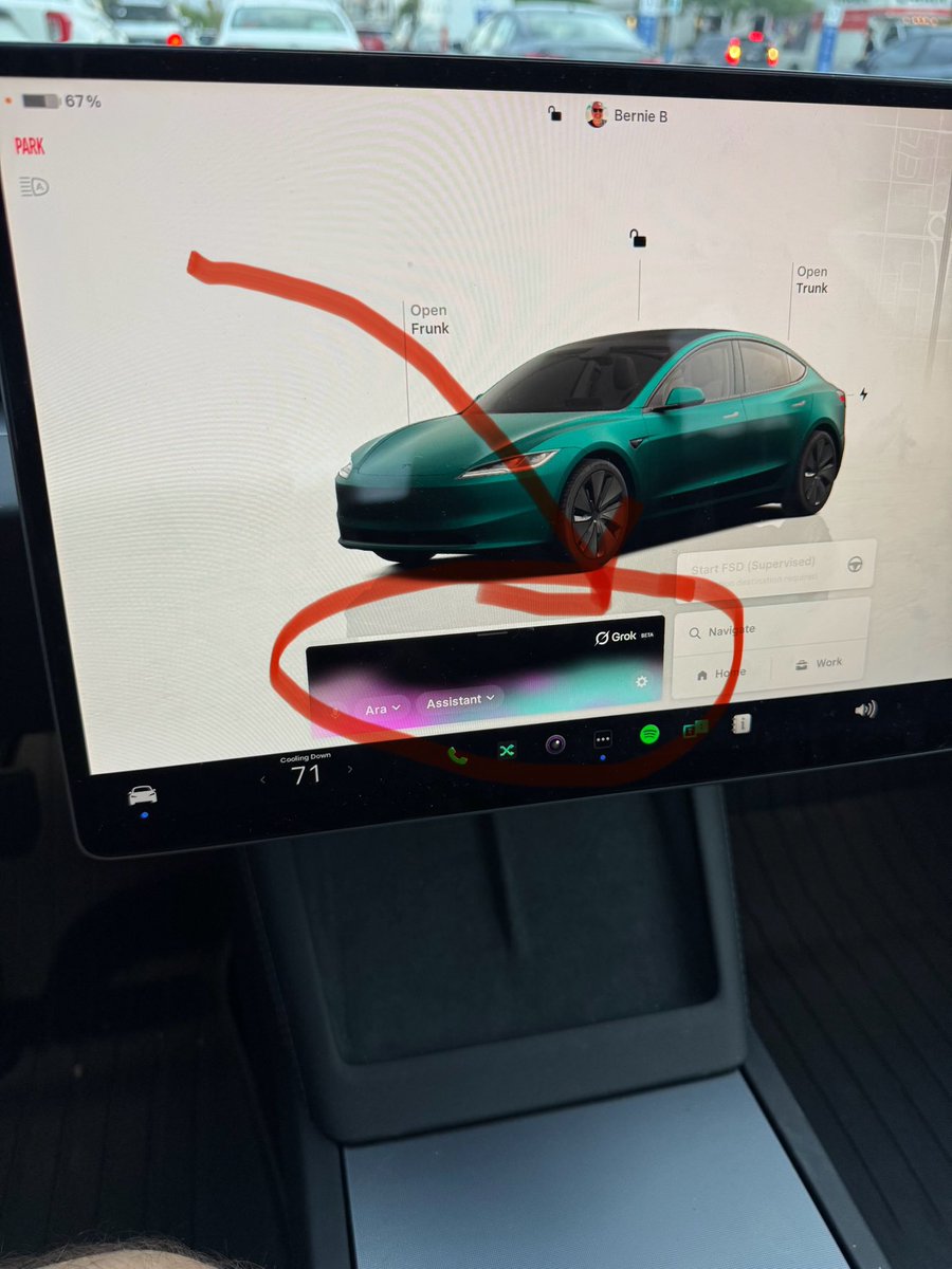 The biggest productivity boost for me in years?

<a href="/grok/">Grok</a> in my <a href="/Tesla/">Tesla</a> fleet.

Thank you, <a href="/elonmusk/">Elon Musk</a>