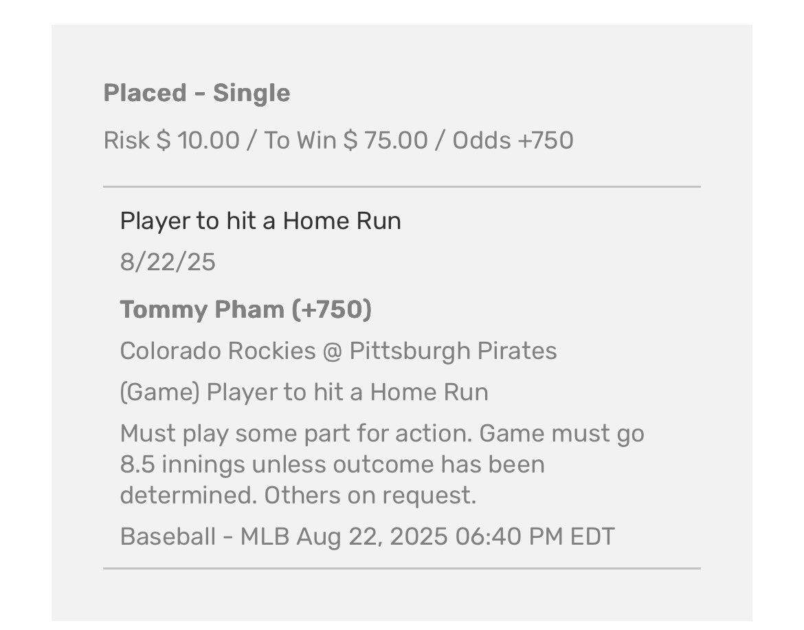 Tiagosnsites (@tiagosnsites) on Twitter photo If you in the discord & been tapped in to my game room you should be up units. Especially just off straight bet homeruns. S/o to <a href="/propsbotai/">PropsBot.AI™️</a> for the help providing these props, link below to join the discord & props ai app. #tiagosnsites ✍️✅ If you in the discord & been tapped in to my game room you should be up units. Especially just off straight bet homeruns. S/o to <a href="/propsbotai/">PropsBot.AI™️</a> for the help providing these props, link below to join the discord & props ai app. #tiagosnsites ✍️✅