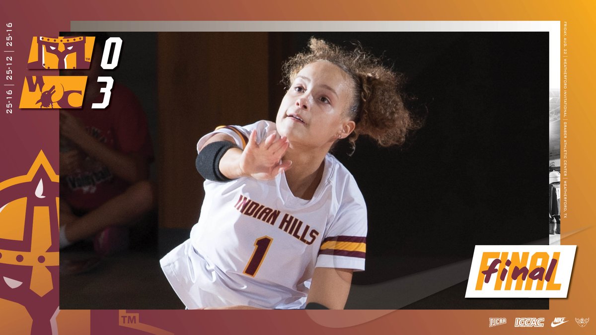IHCC Athletics (@ihccathletics) on Twitter photo WARRIORS SWEPT - The struggles for Indian Hills Volleyball continued tonight as the Warriors dropped their third match in as many outings to start the season as No. 4-ranked <a href="/WCCoyotes/">WC Coyote Athletics</a> (3-0) swept No. 7-rated IHCC in straight sets at the Weatherford Invitational, 25-16, 25-12, WARRIORS SWEPT - The struggles for Indian Hills Volleyball continued tonight as the Warriors dropped their third match in as many outings to start the season as No. 4-ranked <a href="/WCCoyotes/">WC Coyote Athletics</a> (3-0) swept No. 7-rated IHCC in straight sets at the Weatherford Invitational, 25-16, 25-12,