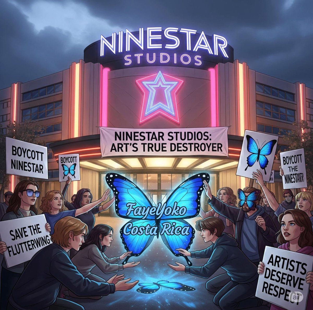 ¡We have memory, we don't forget! NINESTAR Will fall

Remember not to interact with Nine Star Studios  

🚫NO MORE MONEY
🚫NO MORE VIEWS 
🚫NO MORE LIKES 
🚫NO MORE FOLLOWING 
🚫DO NOT WATCH
🚫DO NOT SHARE
🚫DO NOT HASHTAG

NINESTAR BREEDS DISTRUST #StandAgainstNinestar