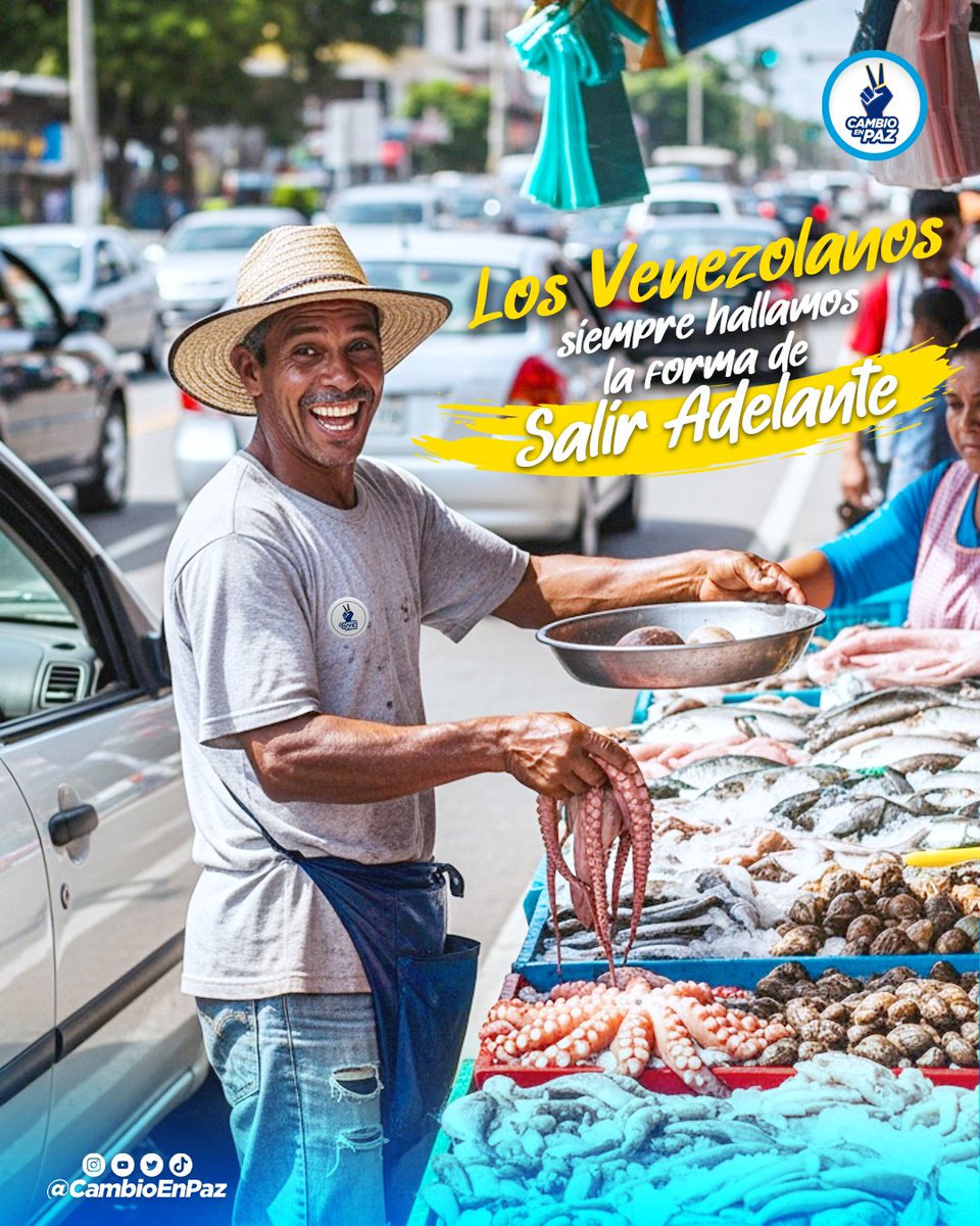 La creatividad y la resiliencia de nosotros los venezolanos, son ejemplo para el mundo 

Cada vez que se sale a trabajar, es una muestra de que la #VenezuelaPosible se construye con determinación y fe