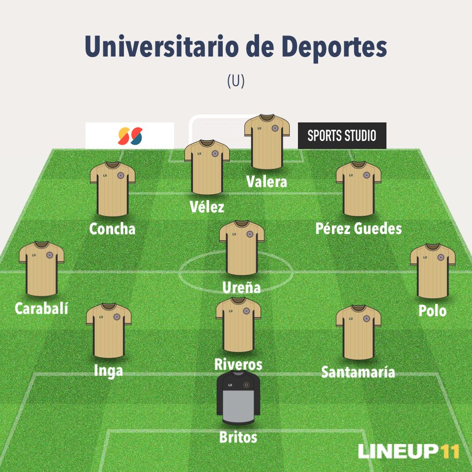 ❇️ A pesar de que es evidente que ‘El Nono’ va a usar el domingo y probablemente el resto de la temporada a Corzo (capitán) y Flores (referente) de titulares, siento que este es nuestro mejor 11 (sin Ureña por lesión y con Ureña recuperado). 

#YDaleU 
#ElUnicoGrandeDelPerú