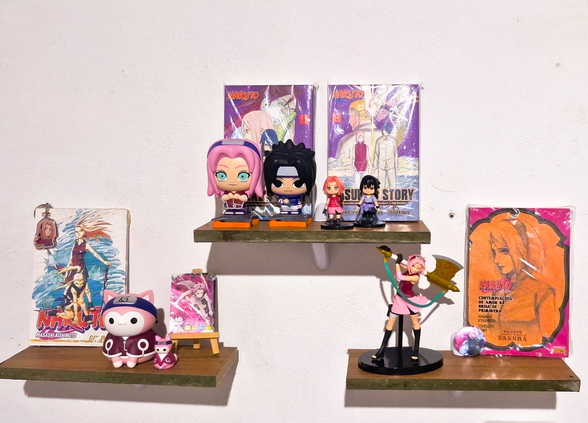 Arrumei minha pequena coleção sasusaku