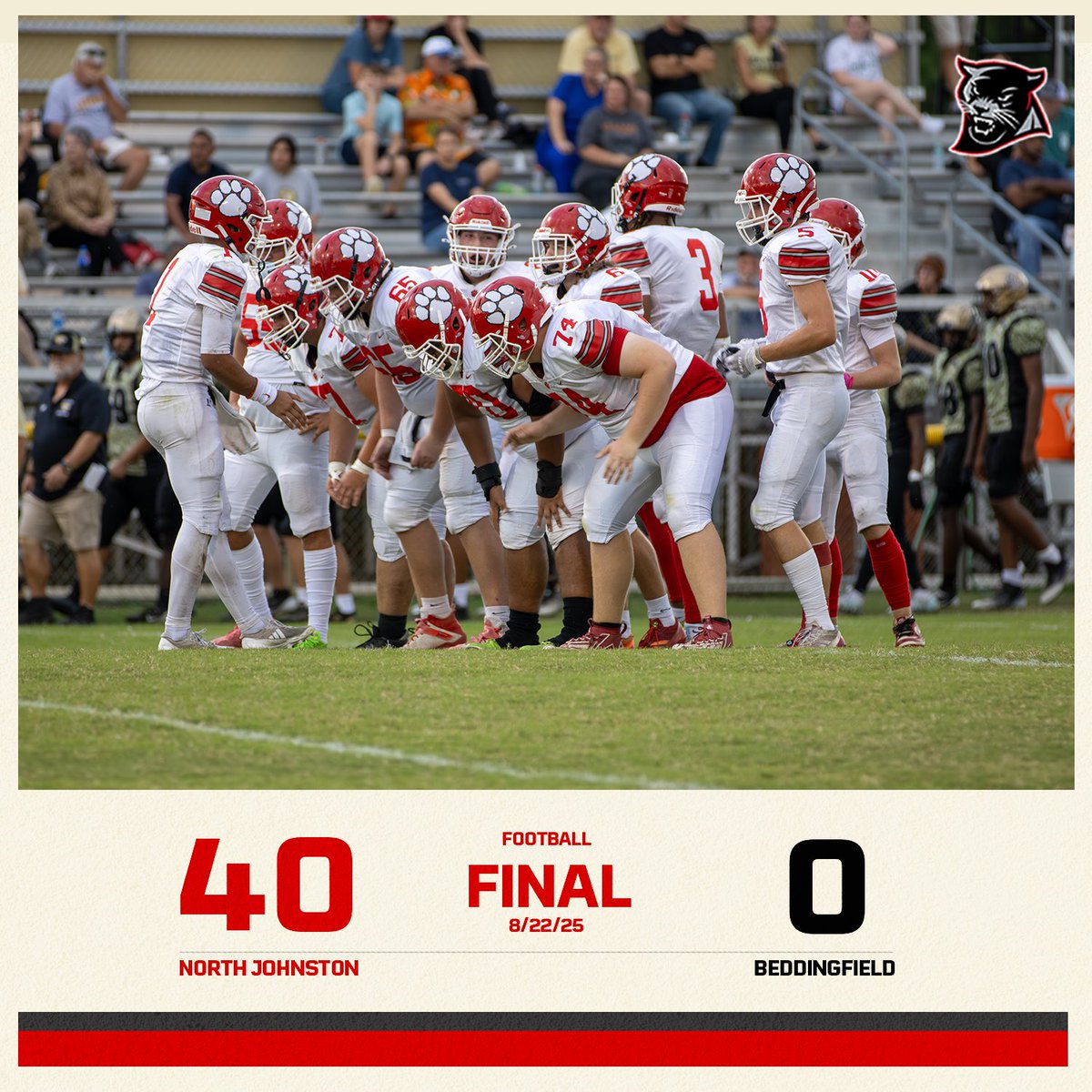 North Johnston Panther Football tweet media