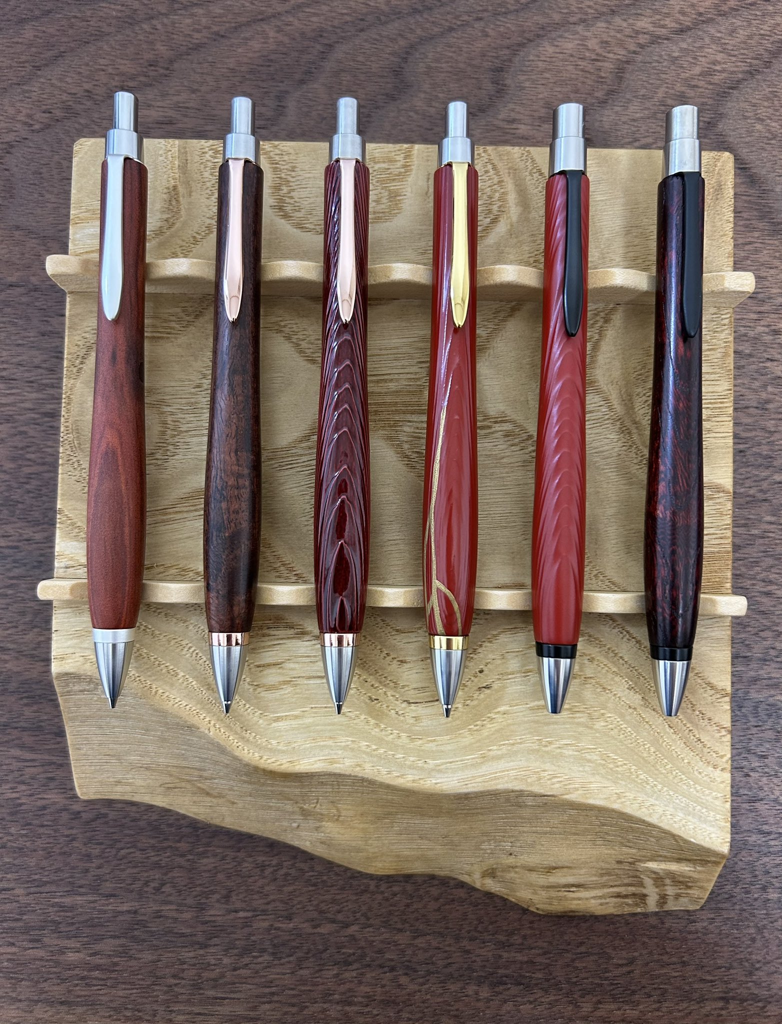 Woodpen craft ウッドペンクラフト 雷神欅 ボールペン