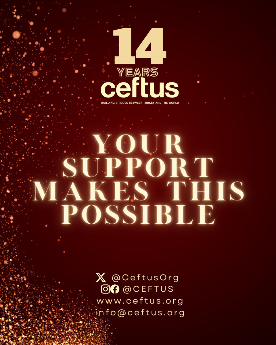 CeftusOrg's tweet image. 💼 Sponsors make this celebration possible.

Be part of an unforgettable evening at the CEFTUS Gala
.
 📧Contact: info@ceftus.org

#CEFTUS #CEFTUS14 #CommunityAwards #CEFTUSGala #Leadership #Diversity #Unity #CommunityChampions #Networking #AwardsNight #TurkishCommunity
