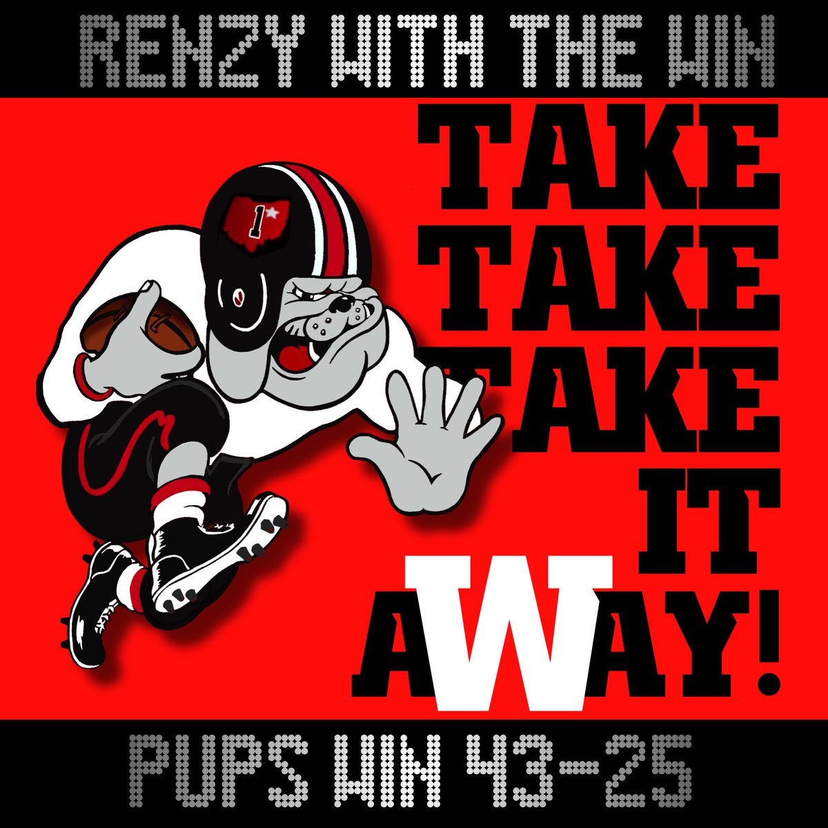 #GoPups📷
Coach Parnell becomes the first head coach to win his first game on the road since Bulldog HC Don Nehlen won at Akron Hoban in 1964. Congratulations Coach and TEAM!
