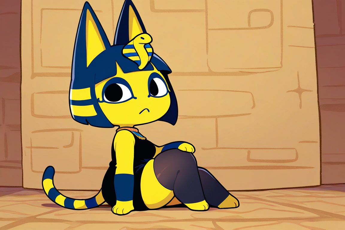 jerbalcoat's tweet image. Ankha