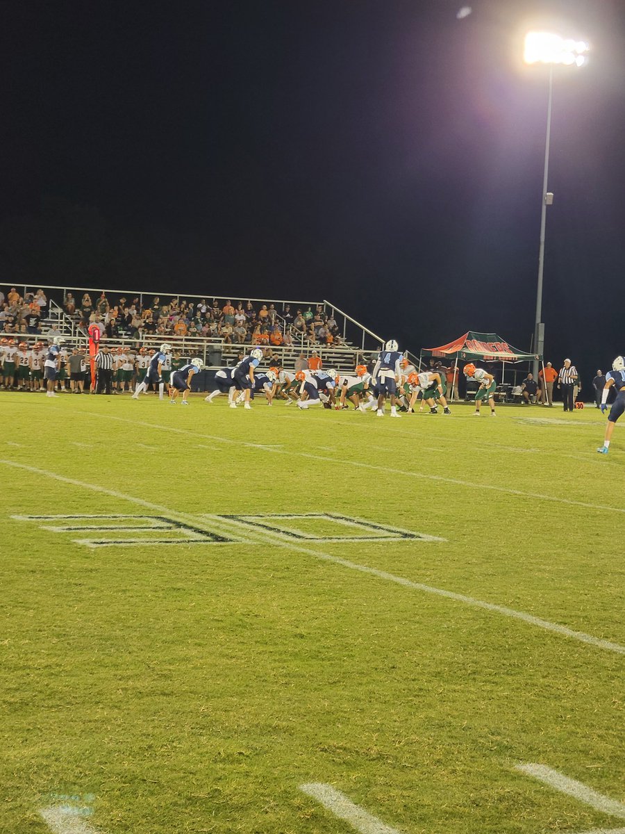 Second game of the Lewisburg Bank Bowl. Cougars vs Hart Co Raiders. Great night for some football.