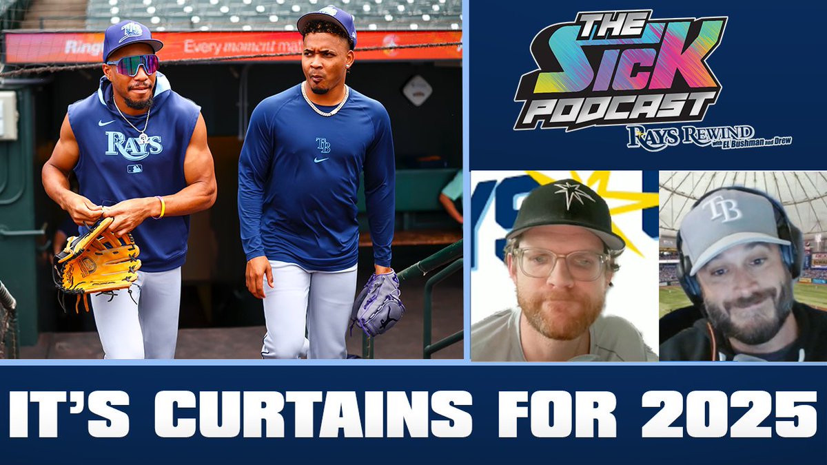The Sick Podcast - Rays Rewind (@sickpodrays) on Twitter photo 🚨New Episode🚨
<a href="/TheELBushman/">The Great EL Bushman</a> & Drew discuss the #RaysUp no longer being in the playoff hunt
Full pod👇
Watch: youtu.be/UU6HzLI_SgY
Listen: traffic.megaphone.fm/SICMED80417306…
#thesickpodcast 🚨New Episode🚨
<a href="/TheELBushman/">The Great EL Bushman</a> & Drew discuss the #RaysUp no longer being in the playoff hunt
Full pod👇
Watch: youtu.be/UU6HzLI_SgY
Listen: traffic.megaphone.fm/SICMED80417306…
#thesickpodcast