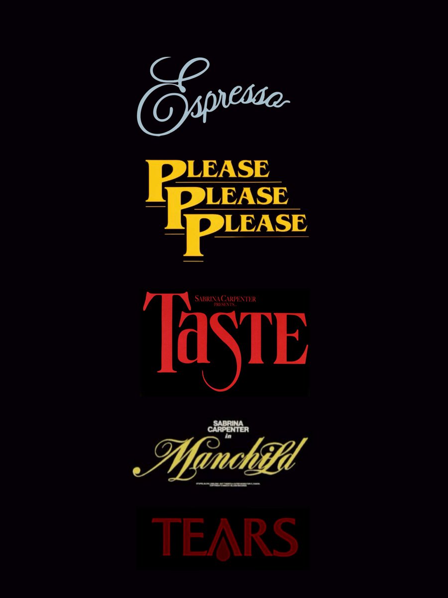 sabrina carpenter’s songs and their logos