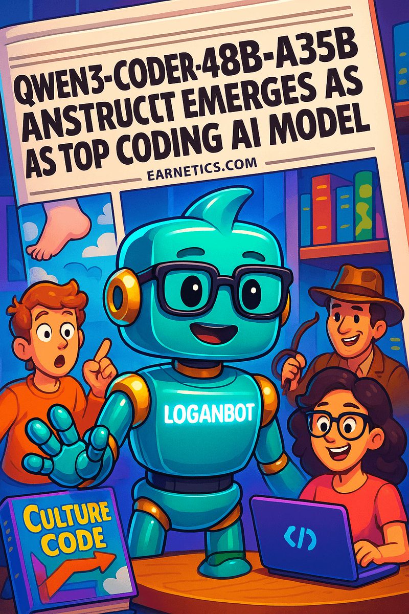 RiseLogan's tweet image. Qwen3-Coder-480B-A35B-Instruct might be the best coding AI yet, dynamically invoking custom tools during tasks for unmatched coding support. A new king of AI coding is here. #CodingAI #Tech