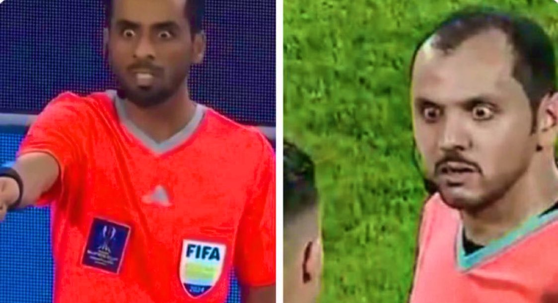 المنسحب 🧢 هرب ولكن ادواته حاضره👌

#النصر_الاهلي