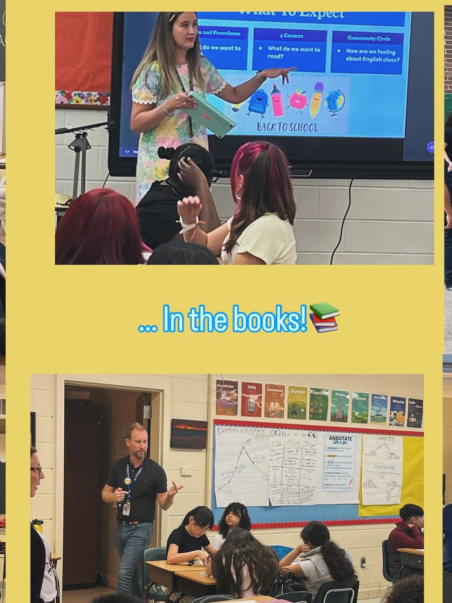 School mode activated: Together we made this an incredible first week! 

#GoGriffins #QMSTogetherAsOne 💙💛