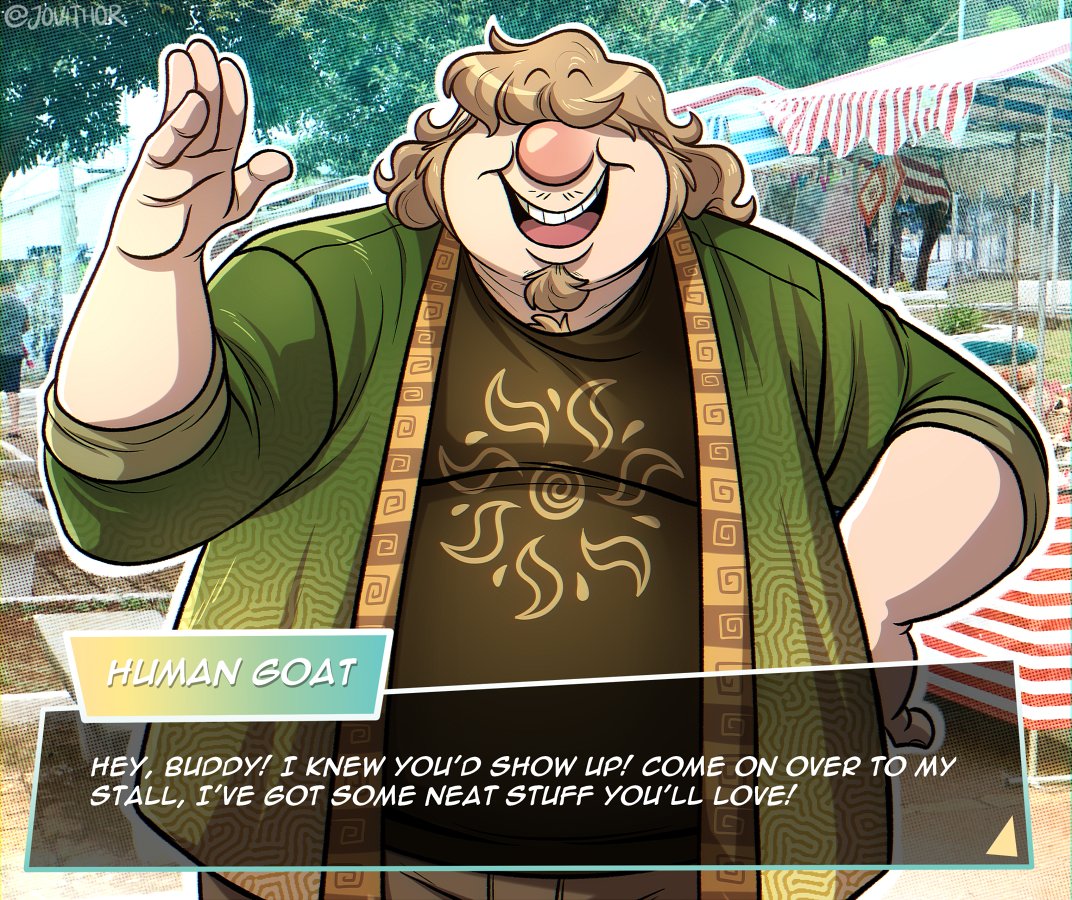 Goat Route: day festival cutscene