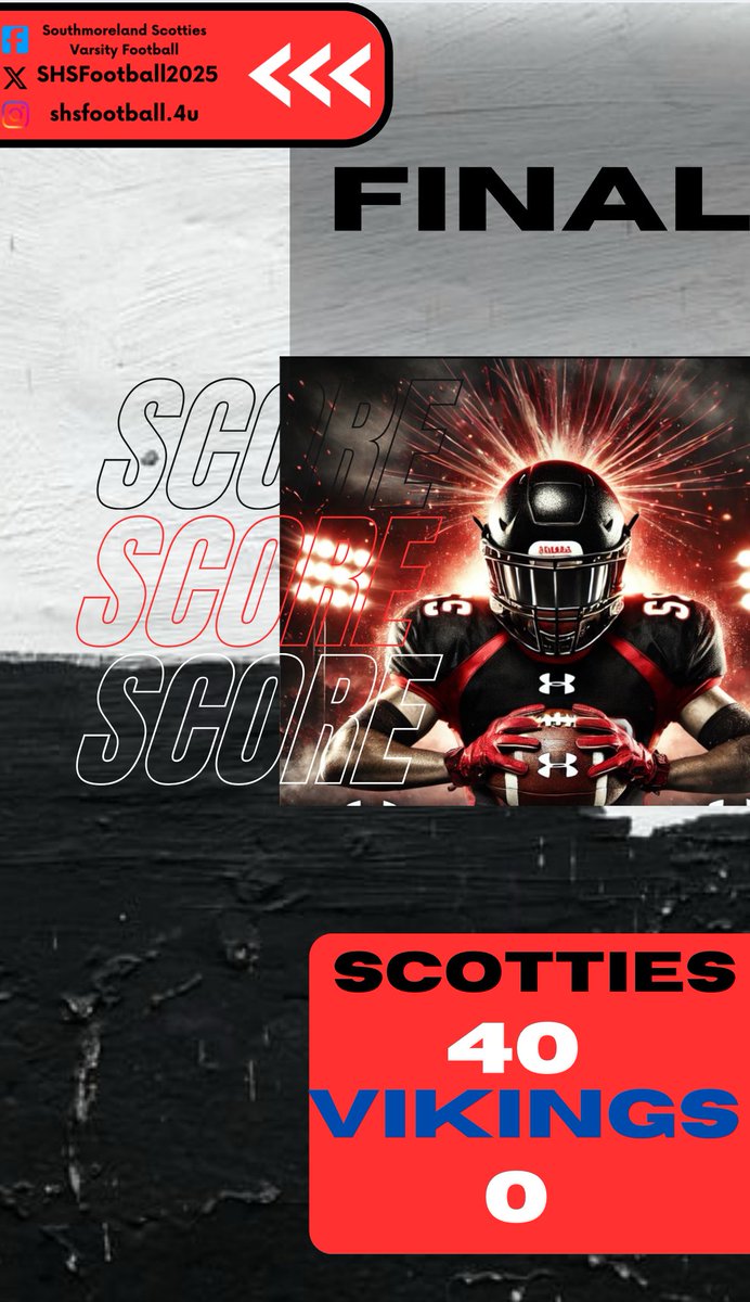 Scotties came to play — final score 40–0‼️ #ScottieNation