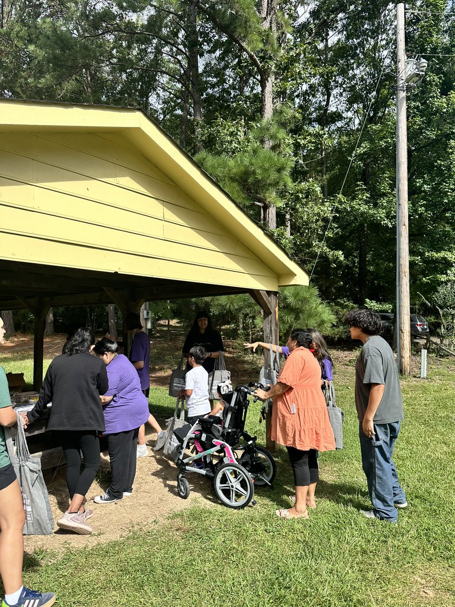 The 2nd Annual Back 2 Bus Tour was amazing! Our team met families with hygiene kits,food,&amp; school supplies+ helped complete our assets &amp; needs assessment.Huge thanks to Chick-fil-A Carraway Village for partnering again! Our community is inspiring! 💜#ArribayAdelante #NHEUpandAway
