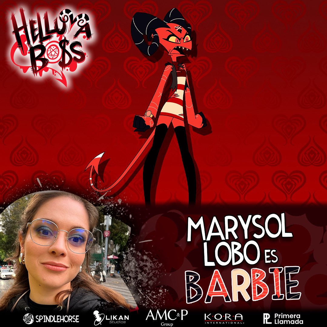 La pesadilla familiar con más actitud que paciencia ya está aquí.

Barbie Wire llega al doblaje latino de Helluva Boss, con la voz de <a href="/MarysolLoBo/">Sol</a> 💄😈

Prepárense para un drama de egos heridos.

Ya disponible en el nuevo episodio por el canal de Vivzie. 🌟🔥

#HelluvaBoss #T2