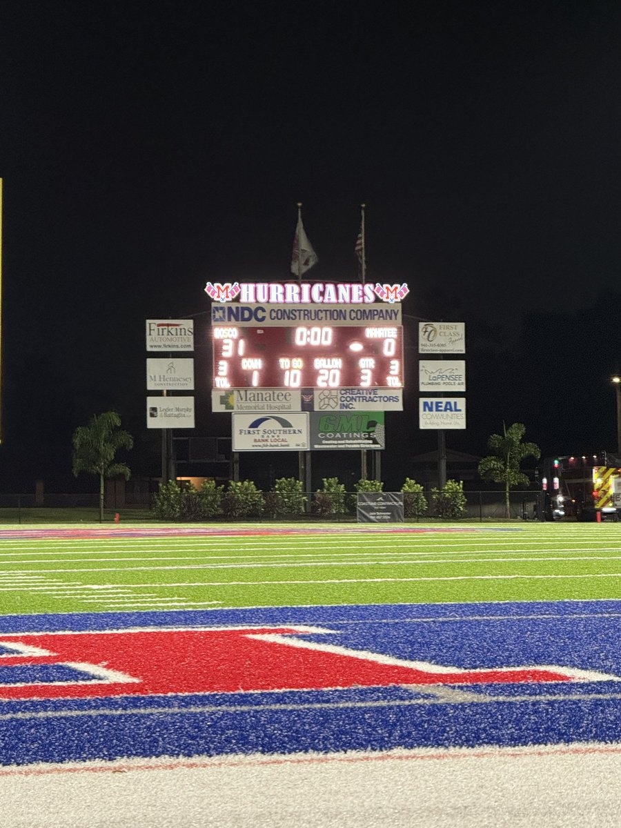 Bosco Football (@boscofootball) on Twitter photo Final from Bradenton: 31-0
Braves defeat Manatee in a contest cancelled by inclement weather and severe lightning. Thank you to the <a href="/ManateeFB/">Manatee Football</a> program and community for their weeklong hospitality. Truly remarkable people here. Final from Bradenton: 31-0
Braves defeat Manatee in a contest cancelled by inclement weather and severe lightning. Thank you to the <a href="/ManateeFB/">Manatee Football</a> program and community for their weeklong hospitality. Truly remarkable people here.