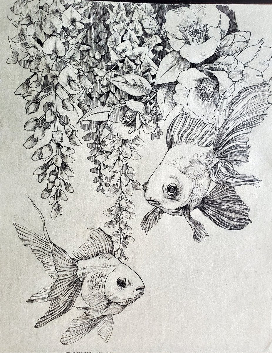 taguha69's tweet photo. ボールペンで描きました https://t.co/htk9WsYrJZ