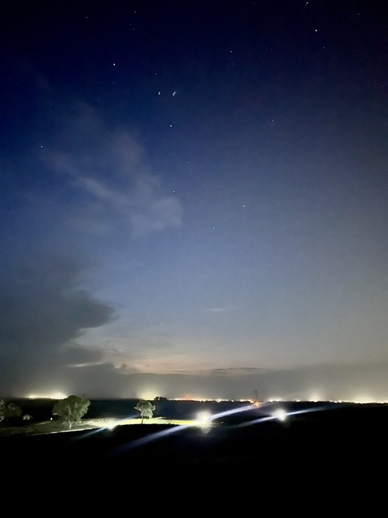 &lt;&lt;&lt; Night mows under the Big Dipper!