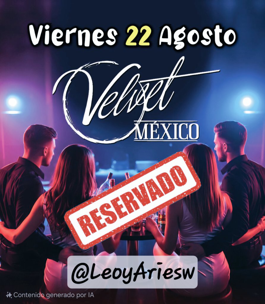 leoyariesw's tweet photo. Noche de doble festejo en @VELVETCDMX https://t.co/Tmz71fWuHL