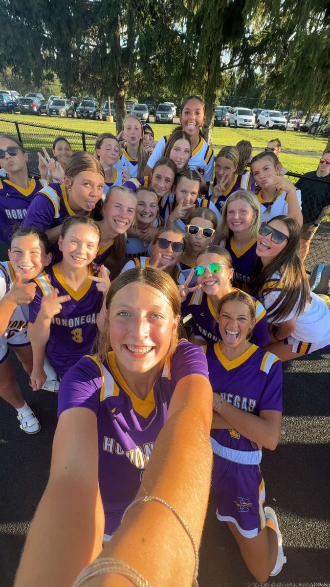 💜💛 Purple &amp; Gold Night! My second year on varsity flag football kicked off with a scrimmage against JV. Excited for another season with my team! 🏈 #Hononegah #PurpleAndGold #flagfootball