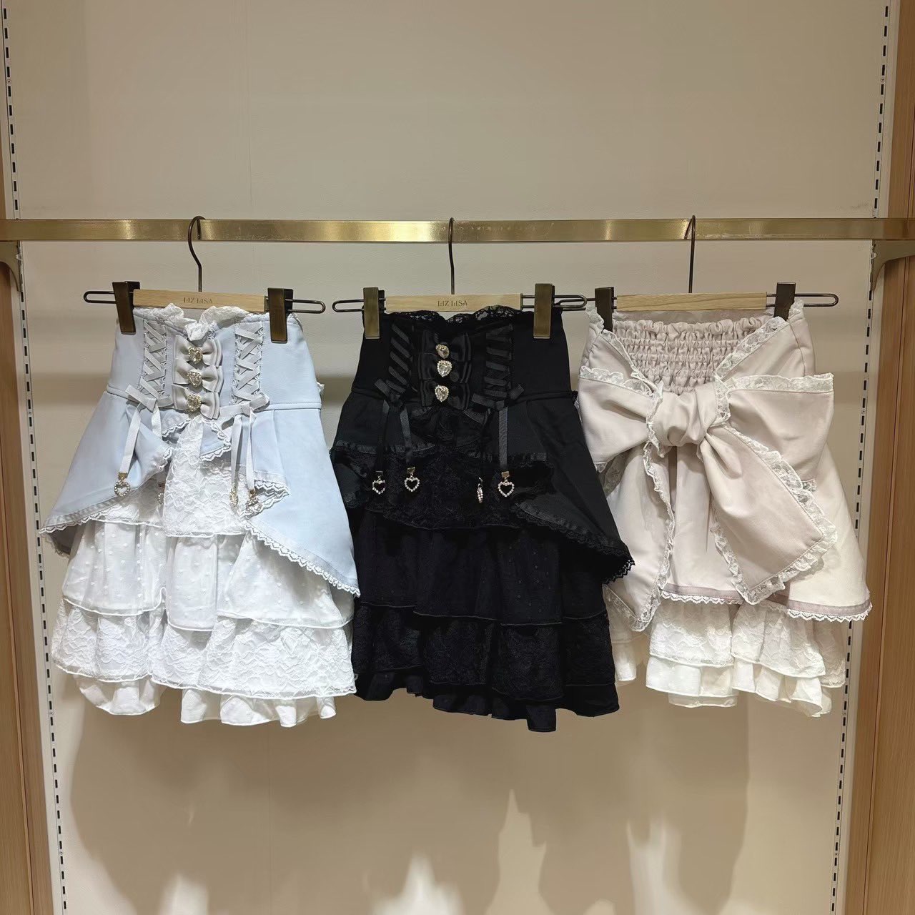 LIZ LISA フロントカシュクールスカート ♡2024♡Summer♡ ＼ 再入荷決定♡入荷連絡受け付け中