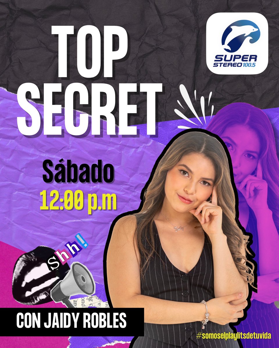 Mi gente bella!! ✨🩷 Para todos los que me escribieron que me extrañaban al aire, ahora también me pueden escuchar en nuestra estación hermana Súper Stereo 100.5 en Hidalgo. No se preocupen porque también pueden sintonizar por su Alexa y página de internet. 🎙️