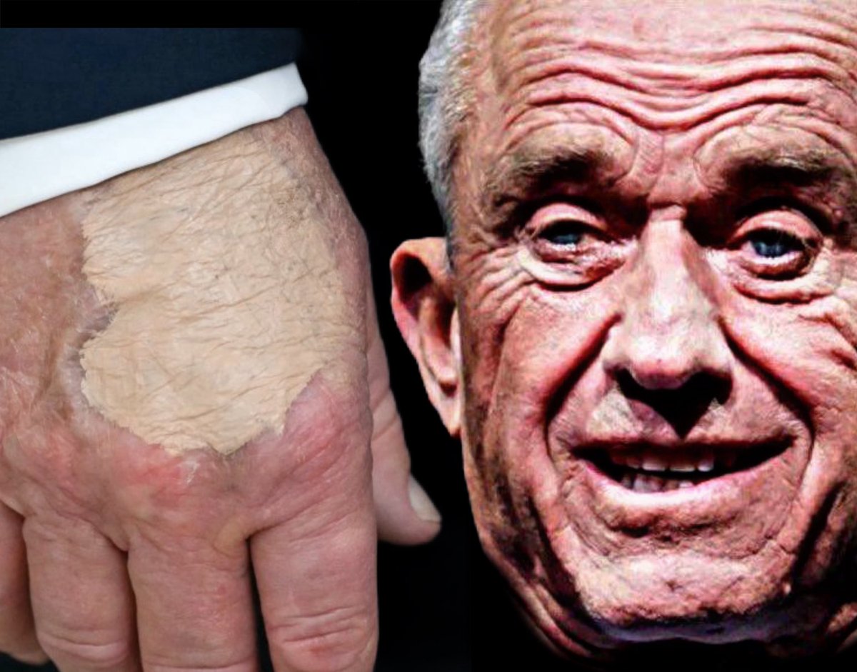 #BREAKING - RFK Jr has offered to “gnaw off” the disgusting growth on Trump’s hand. According to Kennedy, “that shit looks delicious and it belongs inside me.”