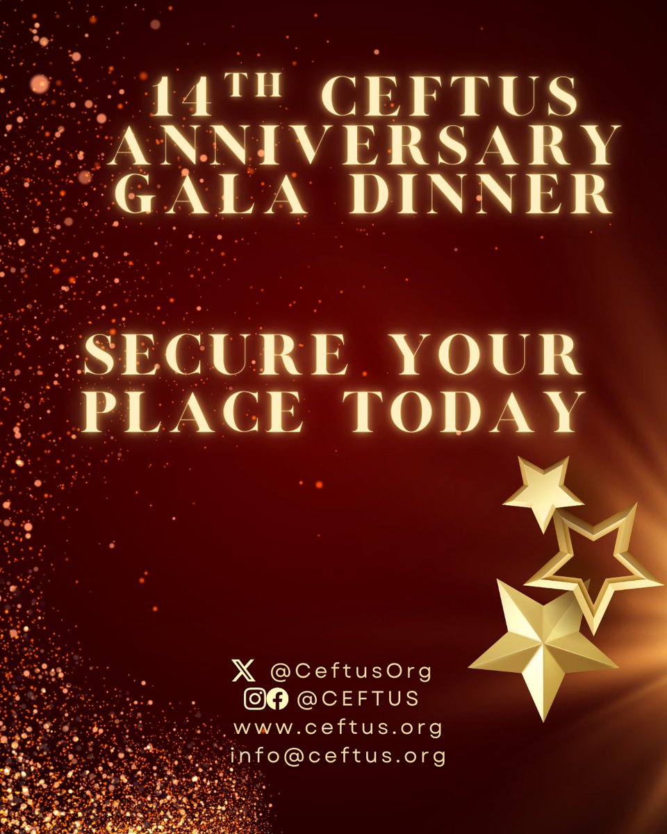 CeftusOrg's tweet image. 🌟 Leaders, changemakers, and community champions — all under one roof at the CEFTUS Gala Dinner.

🎟️ Join us: ceftus.org/the_14th_annua…

#CEFTUS #CEFTUS14 #CommunityAwards #CEFTUSGala #Leadership #Diversity #Unity #CommunityChampions #Networking #AwardsNight  #TurkishCommunity