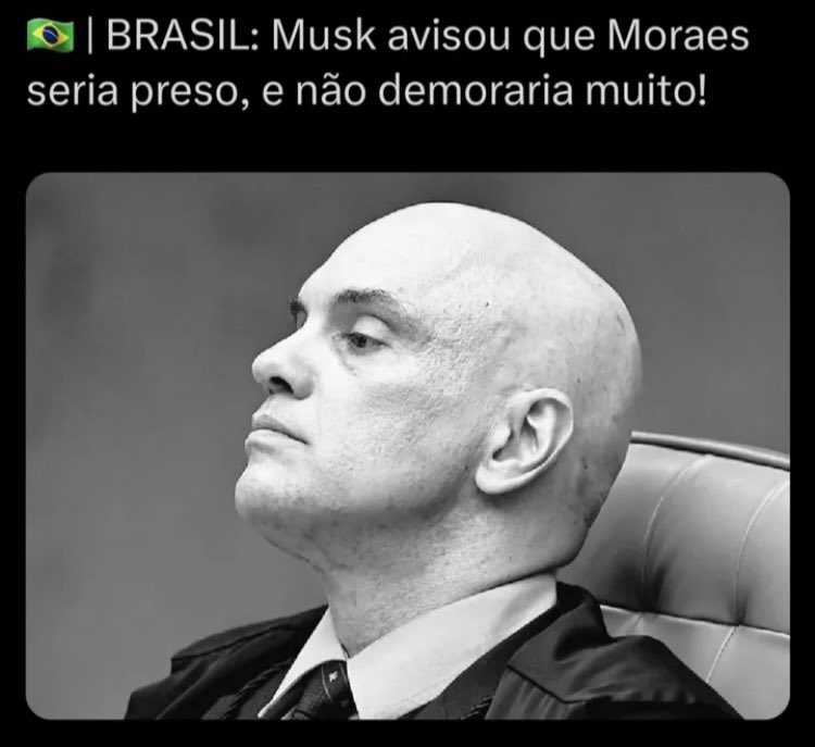 Carla Belintani 🇧🇷 (@carla608311821) on Twitter photo <a href="/revistaoeste/">Revista Oeste</a> Nesse discurso hipócrita e demagogo, existe um “pequeno grande” detalhe:
Alexandre de Moraes NÃO É JUIZ!!!!
É um advogado q foi indicado p/ Temer p/ compor o STF. Ptto, mais uma vez, sua fala é irrelevante perante o cumprimento da Constituição. <a href="/revistaoeste/">Revista Oeste</a> Nesse discurso hipócrita e demagogo, existe um “pequeno grande” detalhe:
Alexandre de Moraes NÃO É JUIZ!!!!
É um advogado q foi indicado p/ Temer p/ compor o STF. Ptto, mais uma vez, sua fala é irrelevante perante o cumprimento da Constituição.