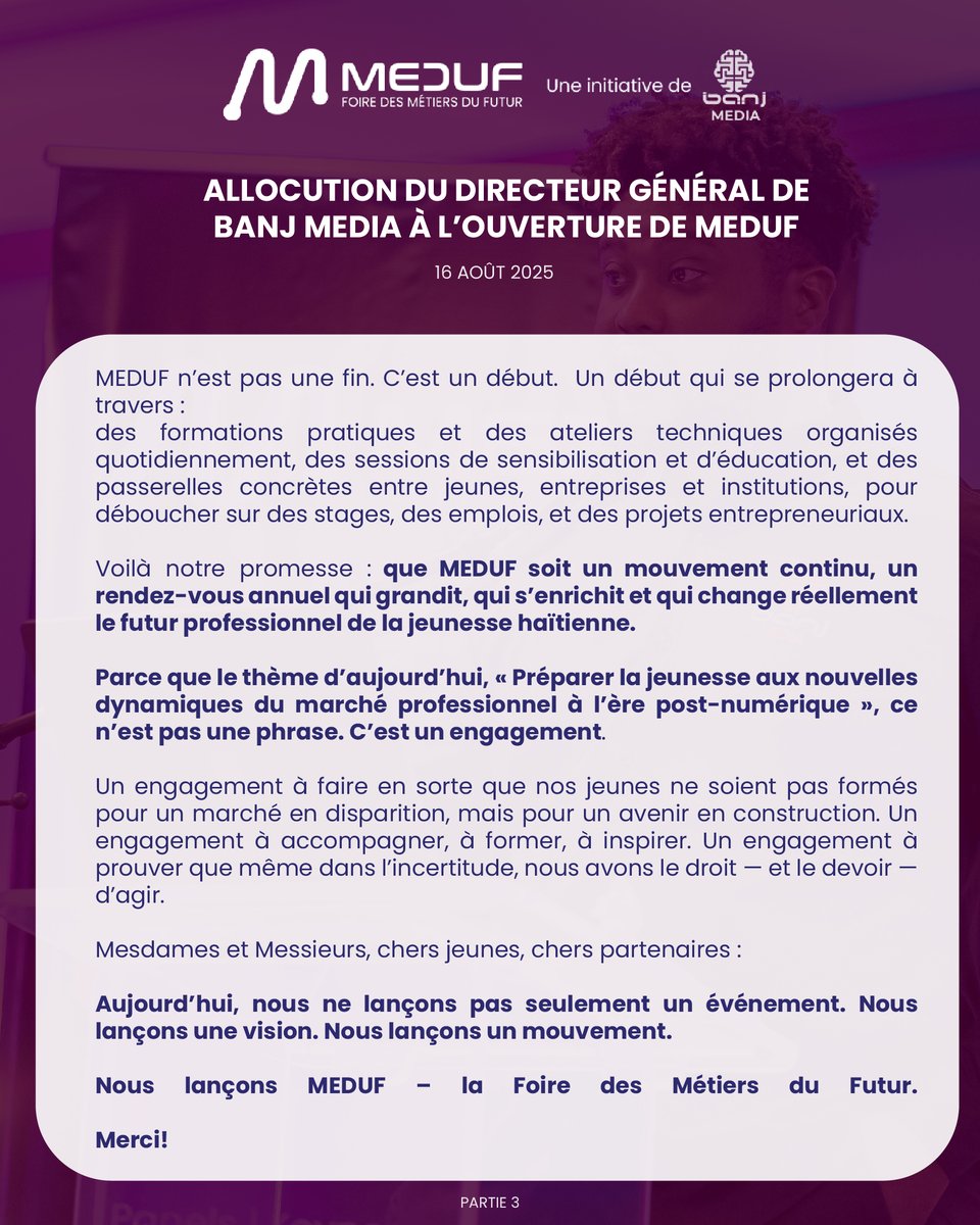 J’ai ouvert ce discours par une vérité personnelle :
« Je suis un imposteur. Ou du moins… c’est comme ça que je me sens parfois. »

Parce que ce doute, ce sentiment de ne pas être à sa place, nous le connaissons tous. Les jeunes qui se demandent si leurs études en valent la