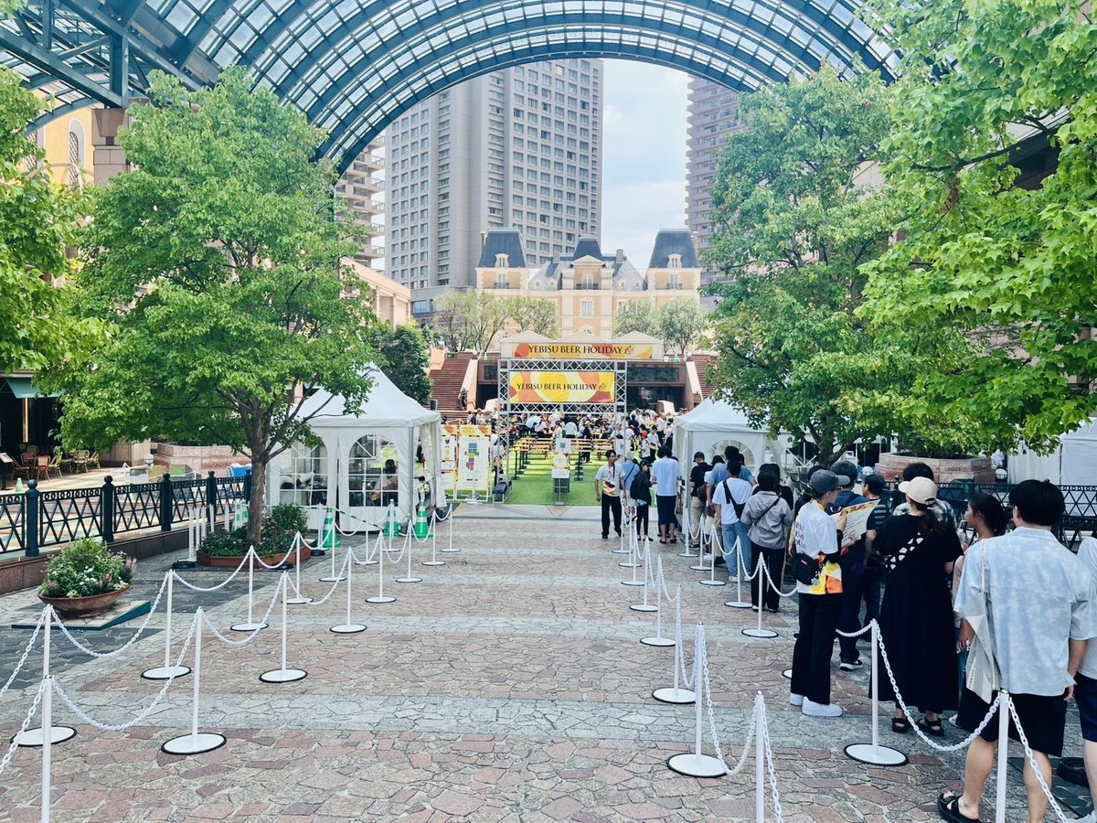 ヱビスビアホリデー開催中！
土日は11:30オープンです🍻

当日席もございます！が、非常に暑くなっておりますので、待機時の熱中症にはくれぐれもお気をつけ下さい💦

▼特設ページはこちら▼
lnky.jp/ft2Qfpc